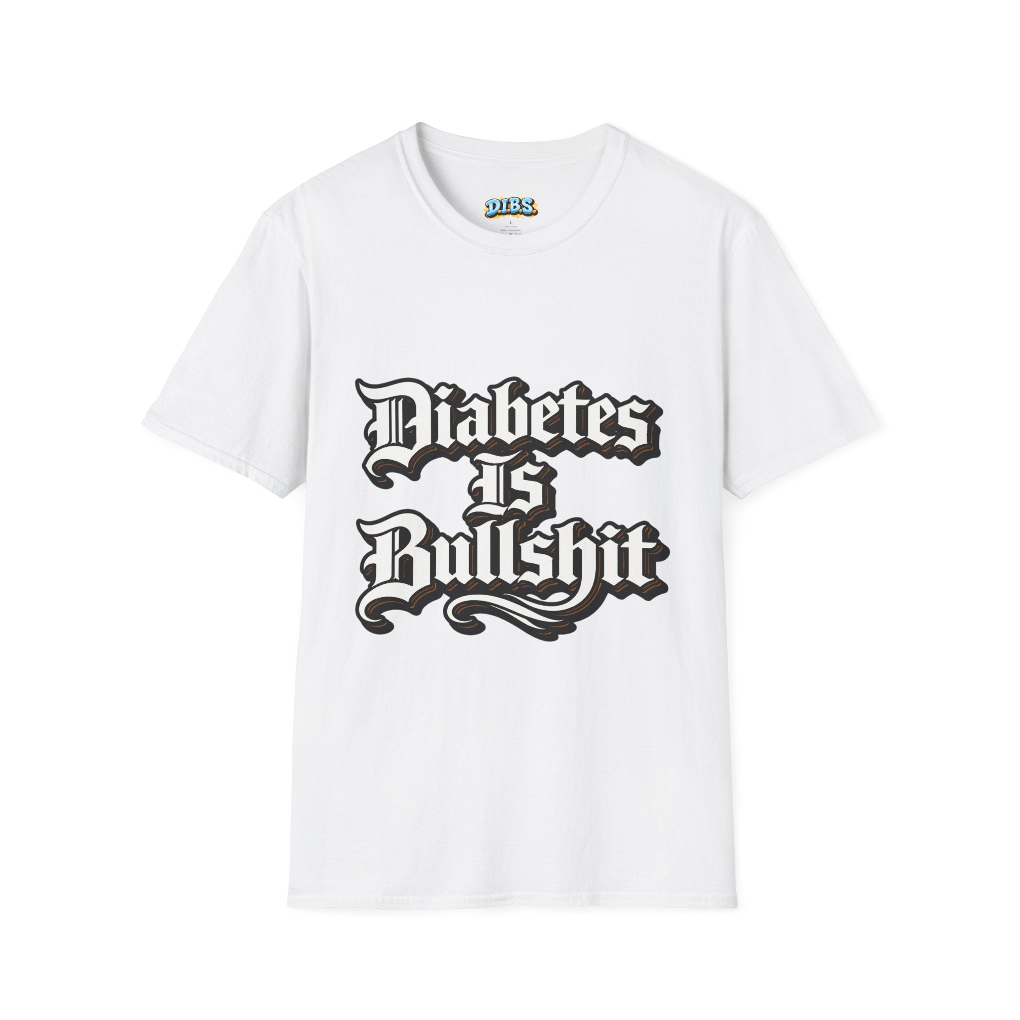 Diabetes Is Bullshit T-Shirt — Bold Type 1 Diabetes Awareness Tee