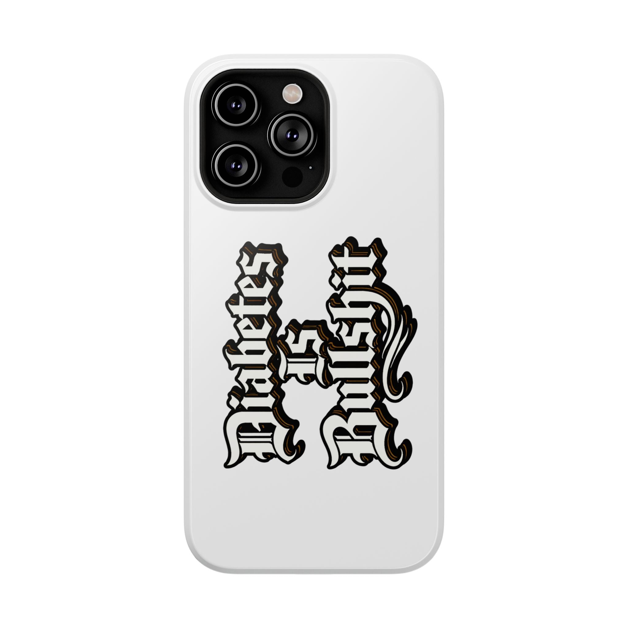Impact-Resistant Phone Case — Gothic "Protects & Punishes" Design