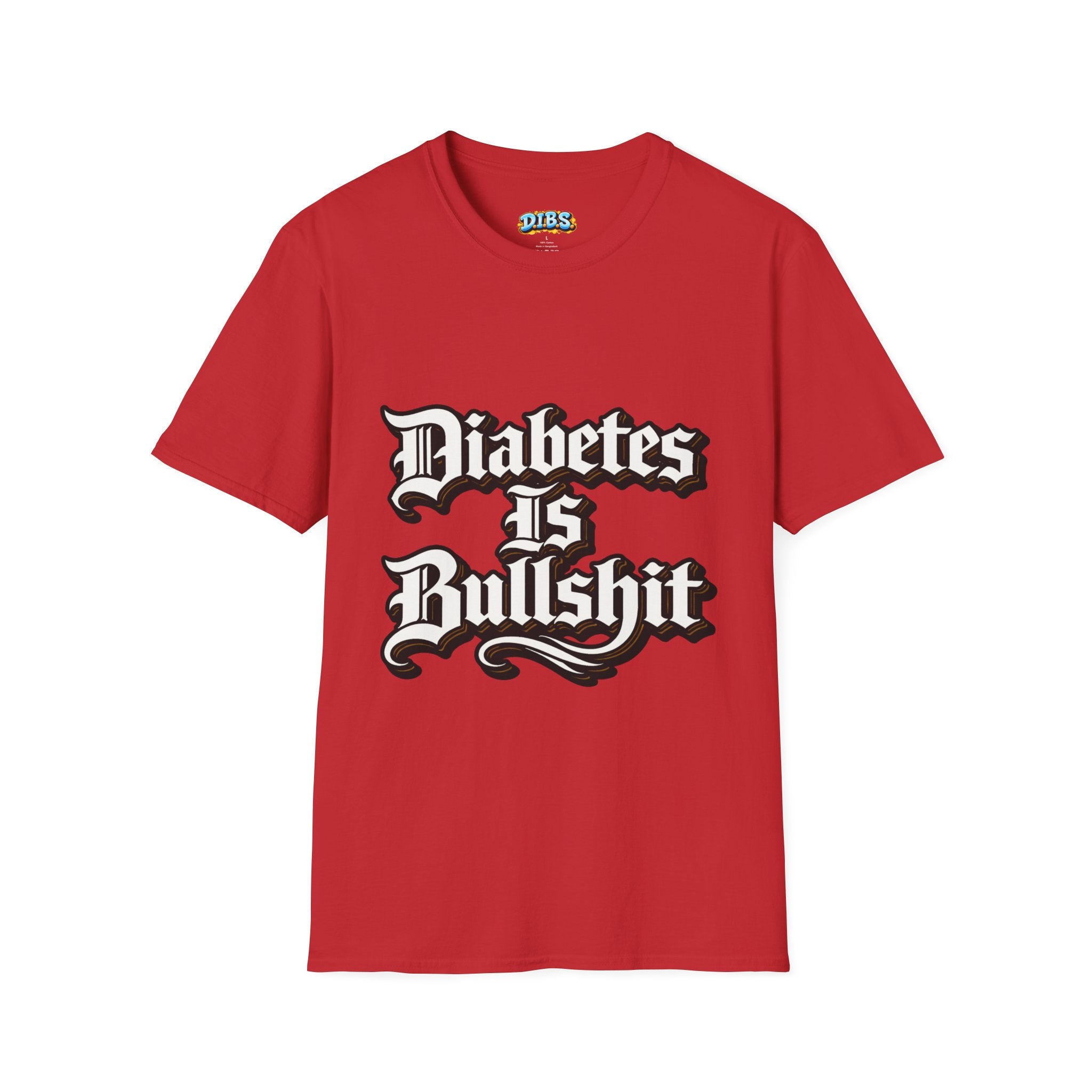 Diabetes Is Bullshit T-Shirt — Bold Type 1 Diabetes Awareness Tee