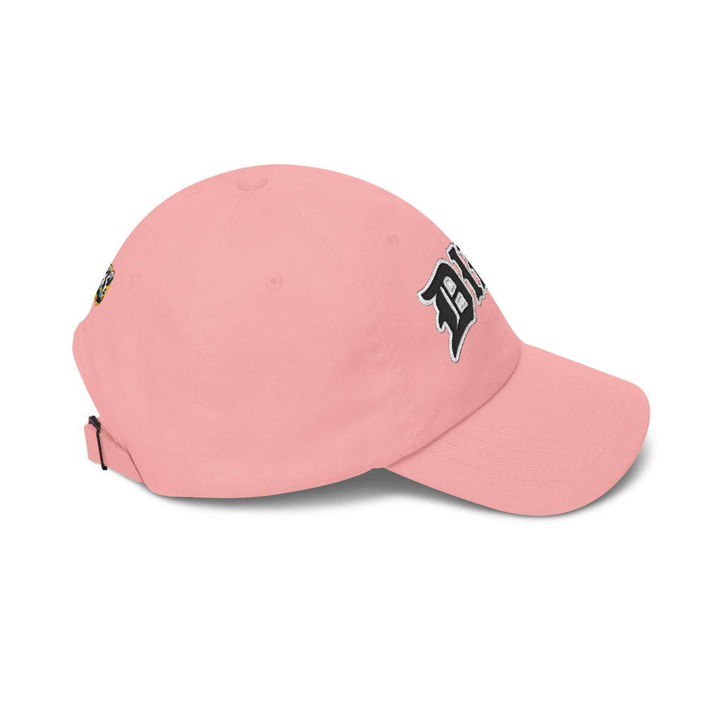 DIBS Gothic Print Dad Cap — Edgy Classic Baseball Hat