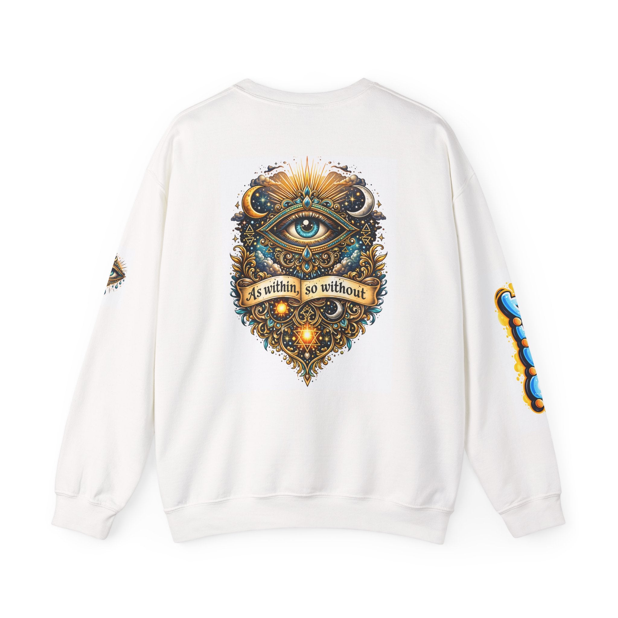 T1D Support Crewneck — "As Within So Without" Positive Affirmation Sweatshirt