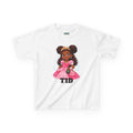 Kids Princess T1D Shirt — Dark Skin Pride Type 1 Diabetes Awareness Tee