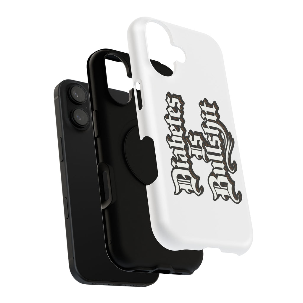 Impact-Resistant Phone Case — Gothic "Protects & Punishes" Design