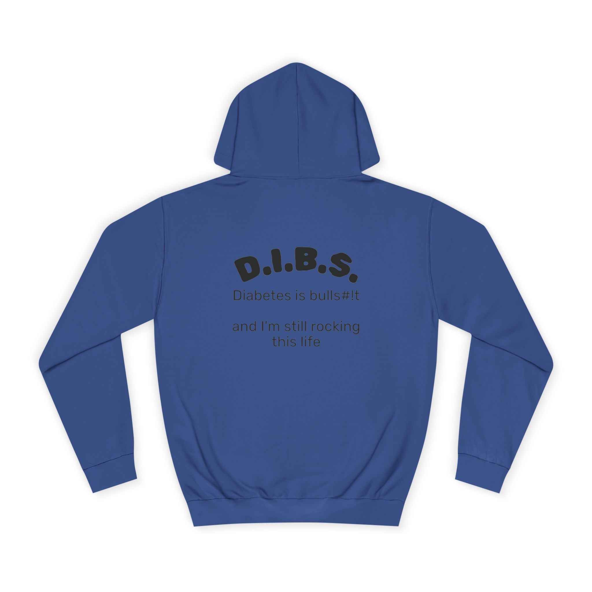 Don't judge my pancreas Hoodie — Funny Pancreas Cartoon Front, Bold Back Statement