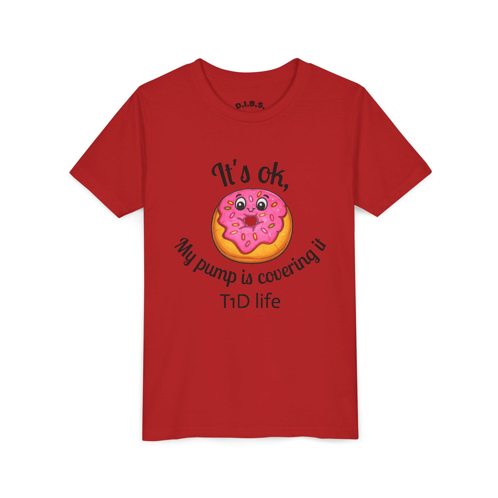 My Pump Is Covering it Youth Short Sleeve Tee
