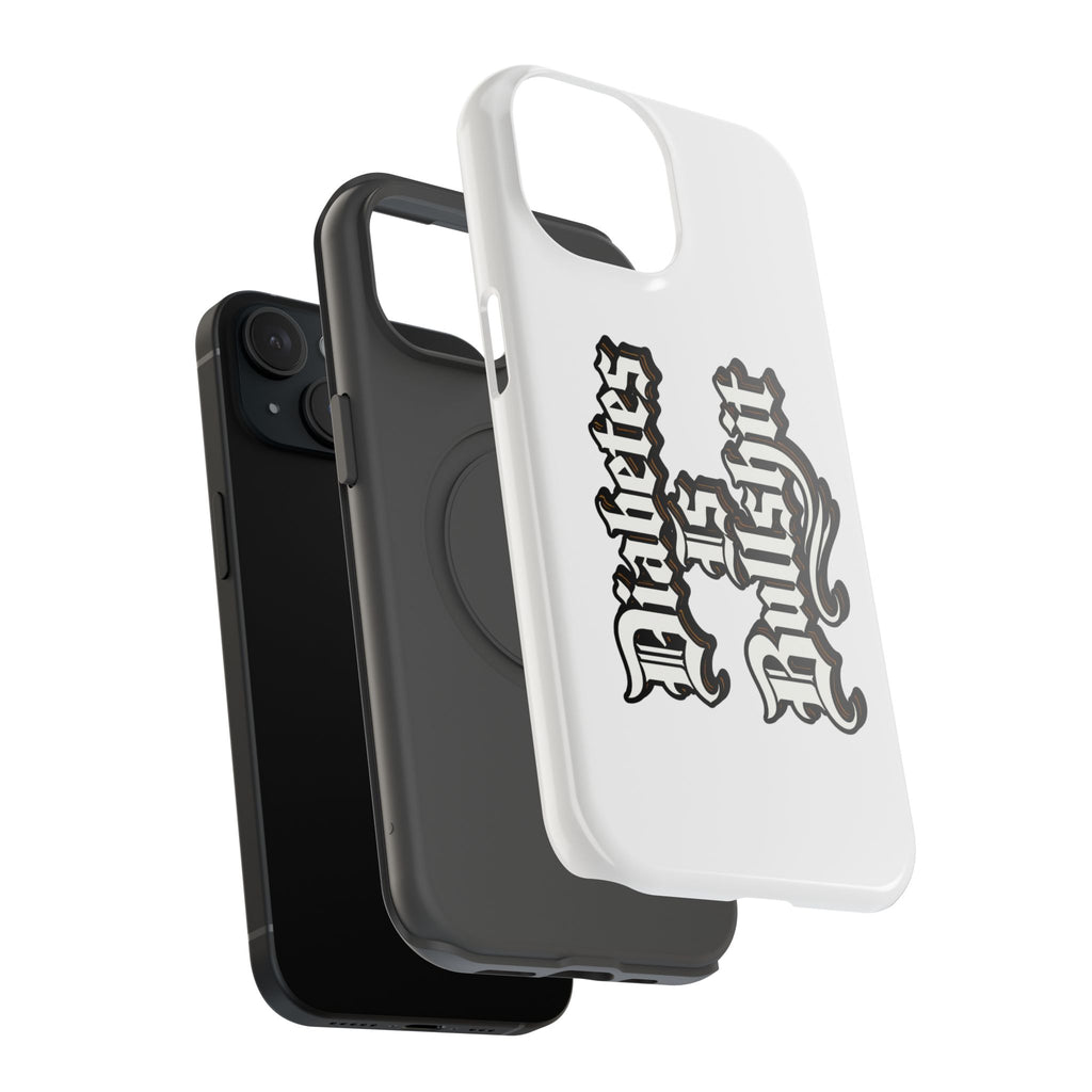 Impact-Resistant Phone Case — Gothic "Protects & Punishes" Design