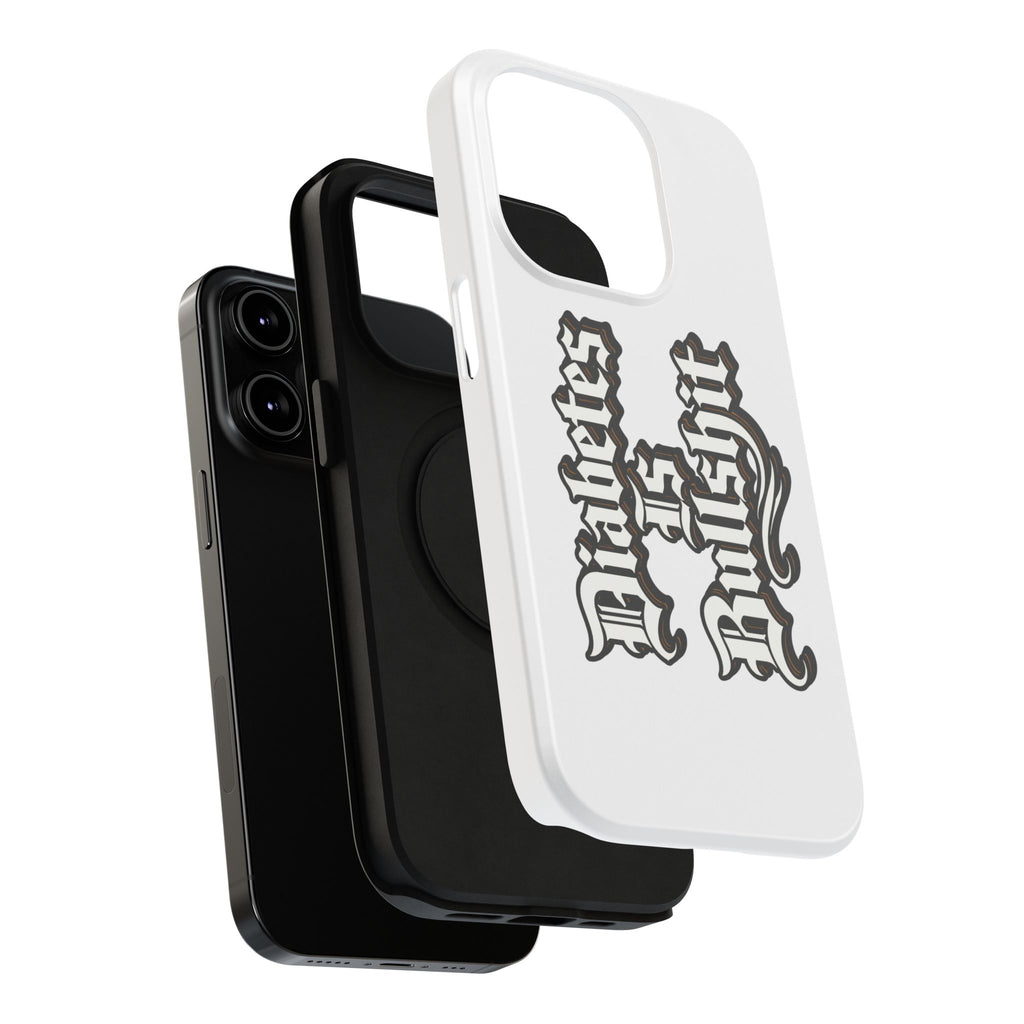 Impact-Resistant Phone Case — Gothic "Protects & Punishes" Design