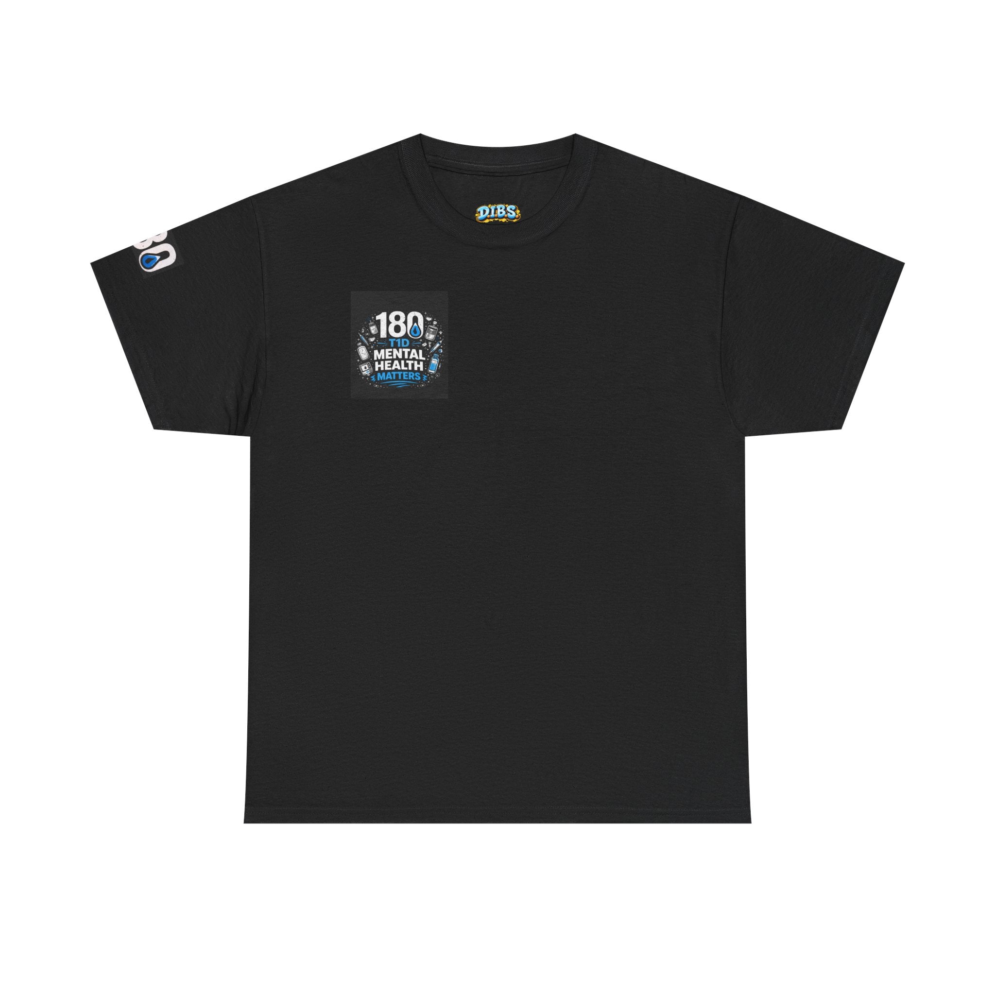T1D Awareness Tee — “180 Decisions a Day” Diabetes Mental Health Shirt