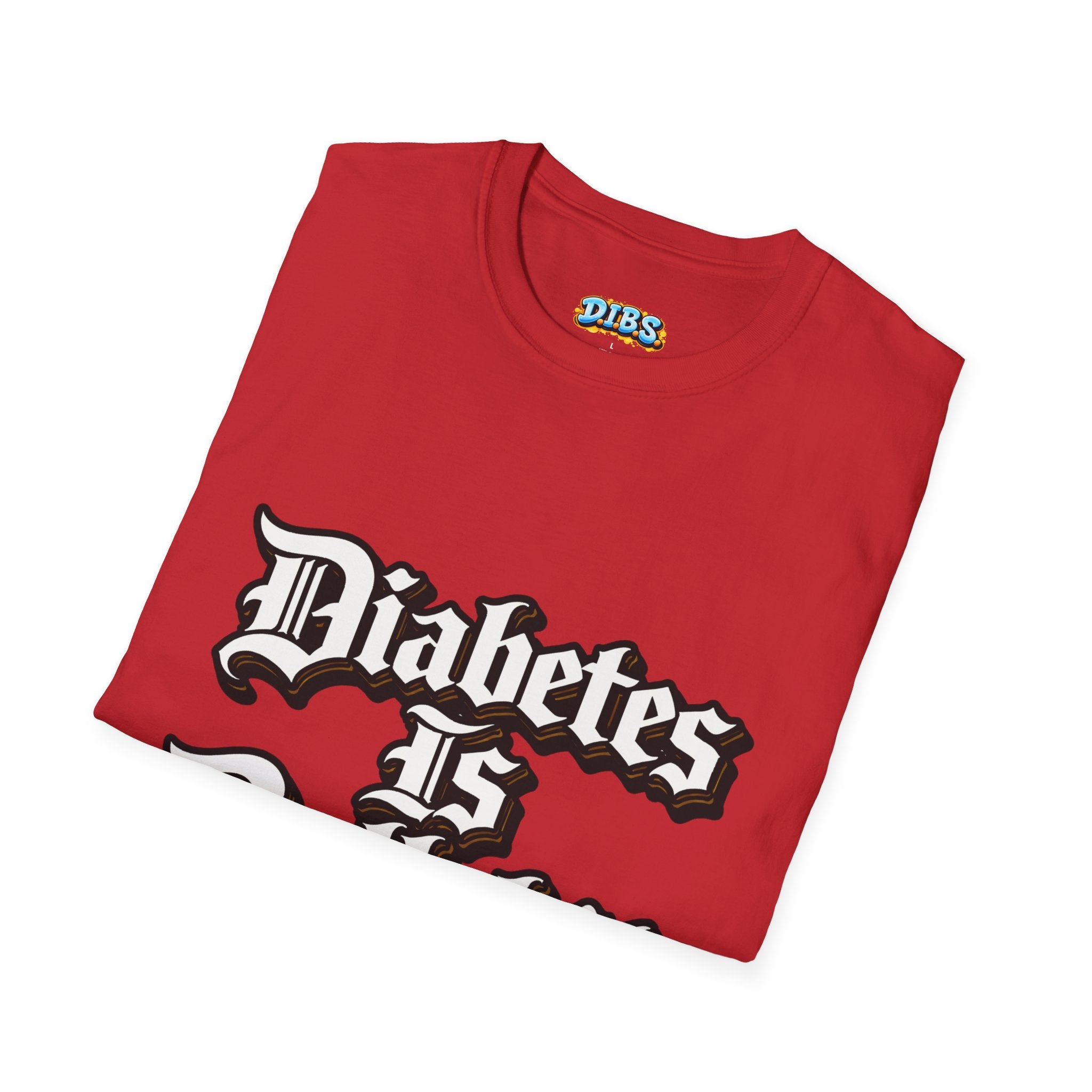 Diabetes Is Bullshit T-Shirt — Bold Type 1 Diabetes Awareness Tee