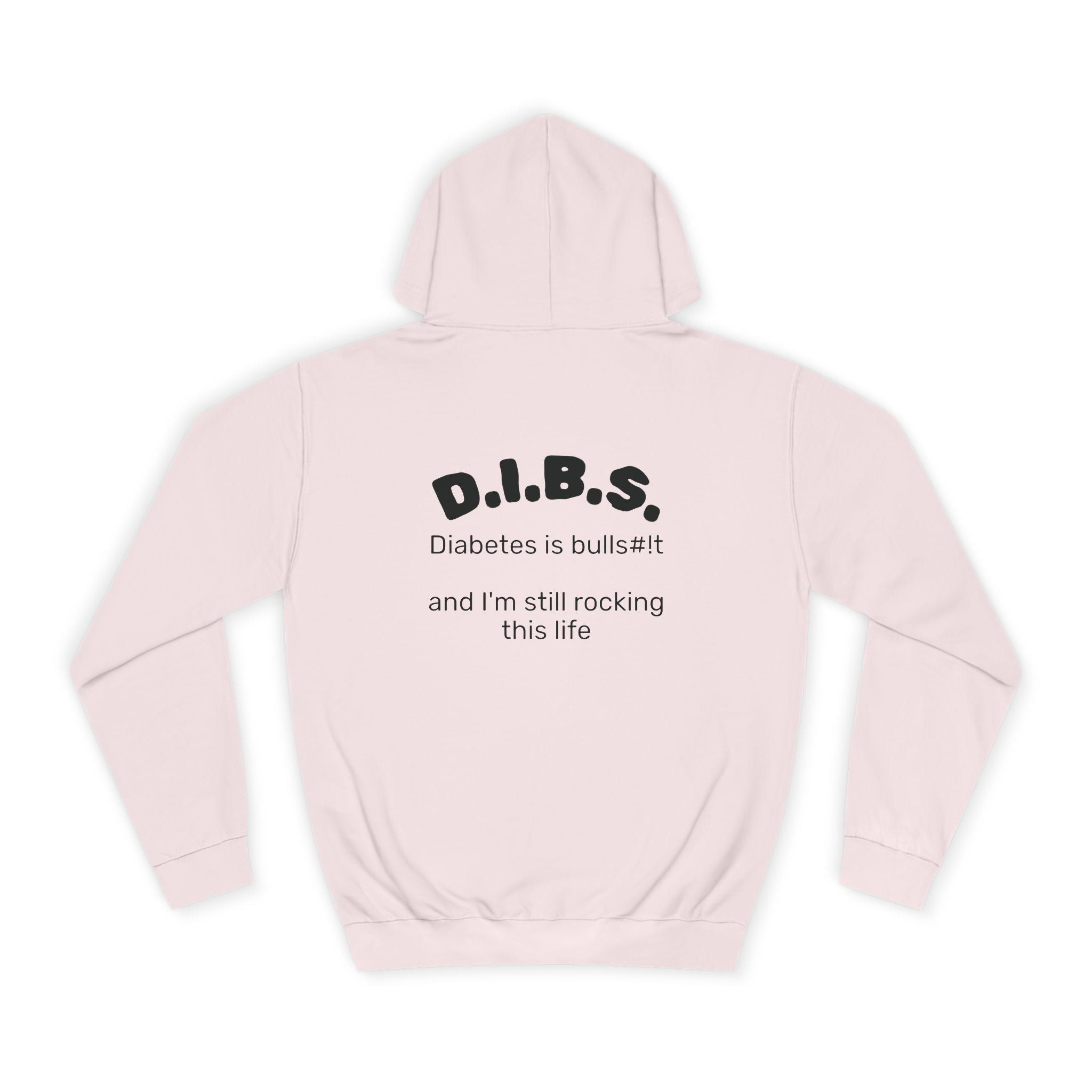 Don't judge my pancreas Hoodie — Funny Pancreas Cartoon Front, Bold Back Statement